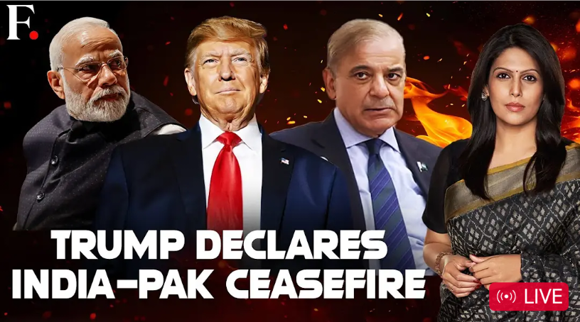 인도 파키스탄간 오늘 오후 5시를 기해 휴전 발표. Trump says India and Pakistan agree to a ceasefire